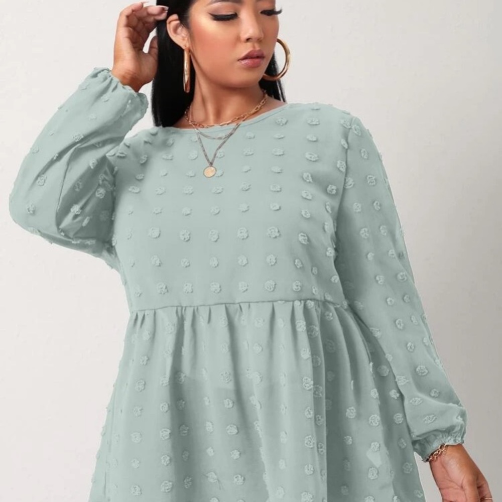 Sheer Dot Blouse
